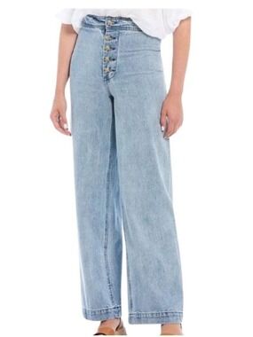 NWT $88 Every High Waist Wide Leg Jeans Runs Small